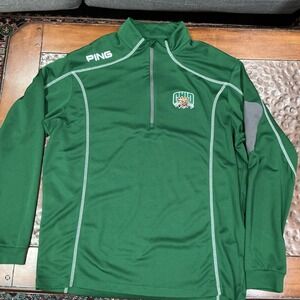 Ping Ohio University Bobcats Quarter Zip, Men's Large, Green, Golf